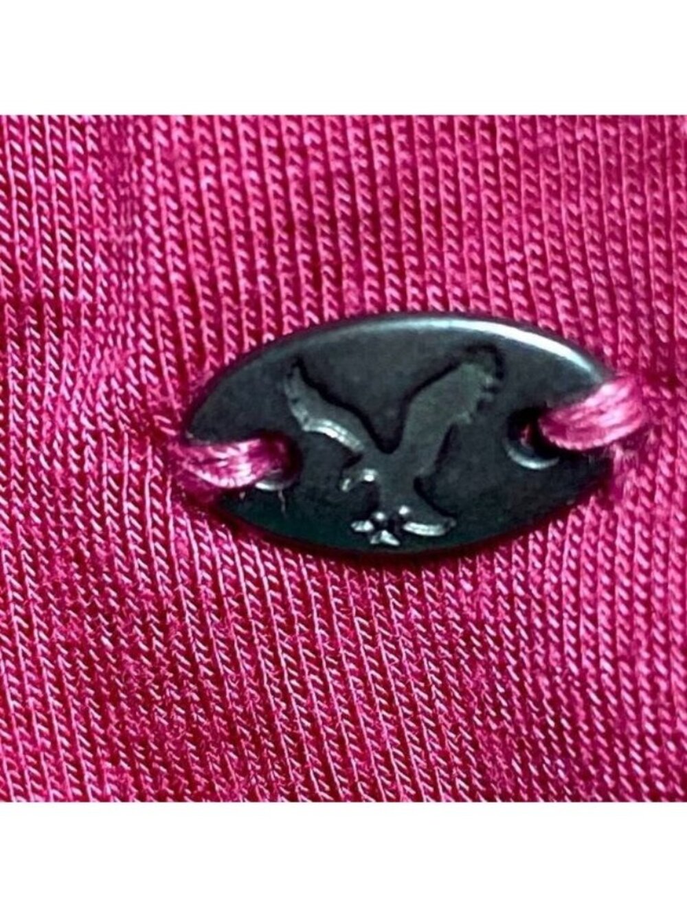 American Eagle XS Pink Cold Shoulder Long Sleeve Top Soft Sexy Casual Aesthetic - Picture 5 of 7